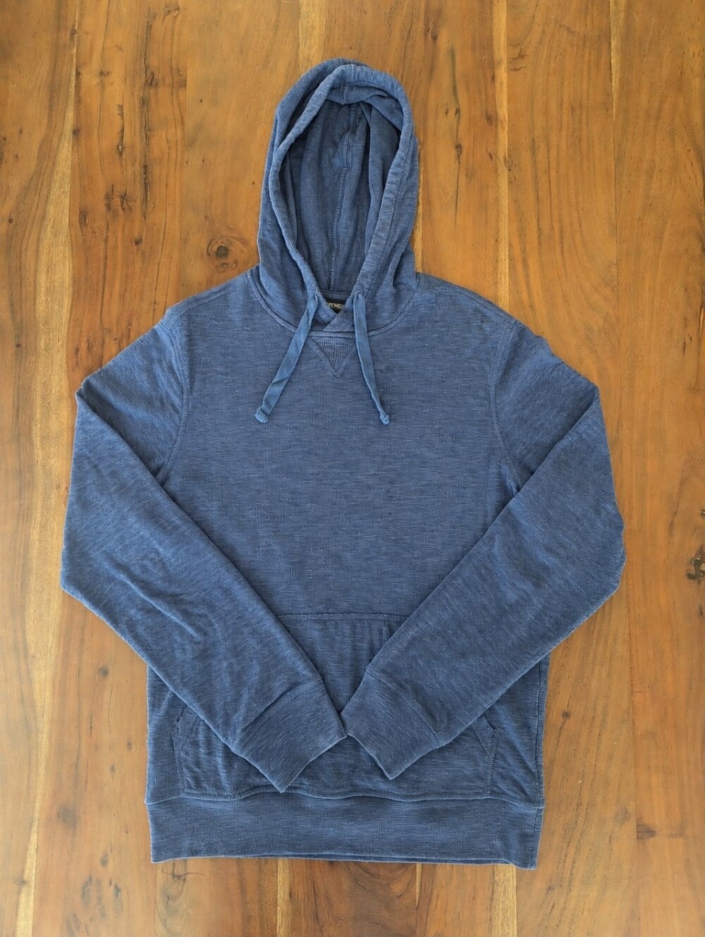 Daniel Cremieux Hooded Pullover Sweatshirt - Navy Heather Blue